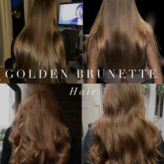 Golden Brunette hair options for warm toned color seasons. Palette Hair Color, Cool Tone Hair Colors, Hair Color For Warm Skin Tones, Deep Autumn Palette, Toned Hair, Warm Brown Hair, Autumn Skin, Autumn Hair, Hair Curling Tips