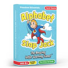 the alphabet slap jack game is in its packaging