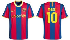 the home shirt for barcelona's 2012 / 2013 season is shown in red, blue and yellow