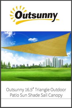 an advertisement for the sun shade sail canopy