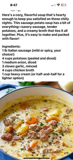 the recipe for this soup is very good