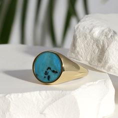 Made to order. Final Sale. Allow 10 Days Production Time. Polished Finish 14MM Natural Turquoise Stone Each Stone May Vary in Color/Pattern Other purities upon request sales@saintsgold.com Luxury Turquoise 14k Gold Ring, Luxury 14k Yellow Gold Turquoise Ring, Classic Gold Turquoise Ring With Round Shape, Classic Turquoise Ring For Formal Occasions, Classic Formal Turquoise Ring, Classic Yellow Gold Turquoise Ring, Luxury Turquoise Round Ring, Formal Gold Turquoise Ring In 14k Gold, Formal Turquoise Ring In 14k Gold