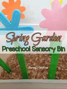 spring garden preschool science activity for kids