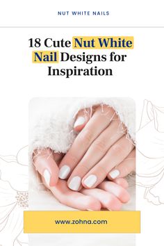 Obsessed with stylish white nails? Discover the latest sheer white nail trends with these 18 nut white nails.