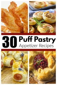 Puff pastry rolls, baked brie. Easy Puff Pastry Appetizers, Puff Pastry Cheese Straws, Puff Pastry Cheese, Pastry Appetizer, Easy Puff