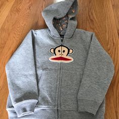 Brand New Never Worn Paul Frank Zip Up Sweatshirt. Size 3t Paul Frank Monkey Clothes, Paul Frank Clothes, Clothes Astethic, Lazy Fits For School, Silly Clothes, Paul Frank, Zip Up Sweatshirt, Fits Clothes