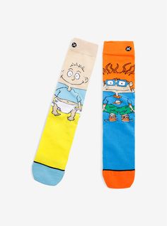 Funko Pop! Rugrats Chuckie Vinyl Figure Cute Footwear, Grumpy Cat Quotes, Tie Die Shirts, Nike Headbands, Best Of Friends, Funky Socks, Crazy Socks, Funny Socks, Cat Quotes