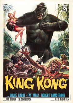 a poster for the movie king kong