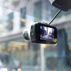 an image of a car camera on the windshield