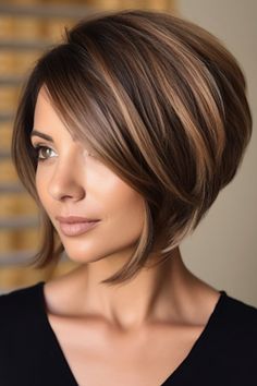 Feathered Bangs, Short Brown Hair, Haircuts For Medium Hair, Hair Color And Cut, Haircuts For Fine Hair