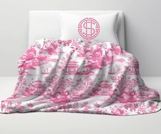 ❥This beautiful pink and white chinoiserie throw blanket is a blend of comfort and aesthetic appeal. Its intricate design and luxurious materials make it a versatile addition to any home, adding warmth and sophistication to your living spaces while celebrating the beauty of Chinoiserie artistry. ❥Chinoiserie is a design aesthetic that became popular in Europe during the 17th and 18th centuries, characterized by a Western interpretation of Chinese artistic elements, motifs, and patterns. ❥Luxuriously soft and generously sized, ensuring it can drape over a sofa, armchair, or the foot of a bed with grace and ease. Its dimensions make it perfect for snuggling under while watching TV or reading a book. ❥This blanket was not designed to be thick/heavy but to provide the perfect blend of coziness Pink Chinoiserie, Asian Decor, White Home Decor, White Houses, Chinoiserie, Summer Fun, Blankets & Throws, Throw Blanket, Living Spaces