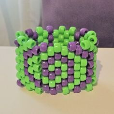 Rave Kandi, Kandi Inspo, Purple Palette, Kandi Kid, Candy Bracelet, Kandi Cuff, Kandi Bracelets, Purple Swirl, Festival Accessories