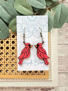 Introducing our hand-painted lightweight maple wood bohemian earrings, perfect for those who want to add a unique and natural touch to their outfit. The hand-painted design adds a personal touch to the earrings, making them stand out from mass-produced items. The lightweight material makes the earrings comfortable to wear for extended periods of time, making them perfect for everyday use. The maple wood material is durable and has a unique grain pattern, making the earrings visually appealing. The bohemian style is trendy and can complement a variety of outfits, making the earrings versatile and suitable for different occasions. The nickel-free posts are hypoallergenic and less likely to cause skin irritation or allergic reactions, making them suitable for people with sensitive skin. Christmas Hand Painted, Toms River Nj, Wood Earring, Earrings Making, The Bohemian, Skin Irritation, Wood Material, Bohemian Earrings, Free Post