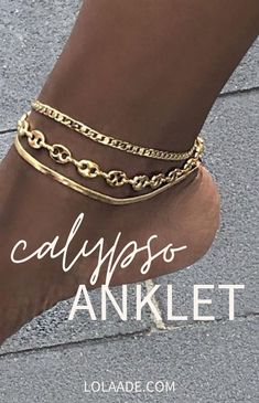 This strong, sturdy, 18K gold filled chain is inspired by the anchor chain, and offers a pop of personality for any outfit. Pairs well with the matching bracelet and necklace.Length: Approximately 10”. Casual Ankle Strap Anklets For Spring, Casual Spring Anklets, Bracelet And Necklace, Anchor Chain, The Anchor, Matching Bracelet, Anklet Bracelet, Matching Bracelets, Gold Filled Chain