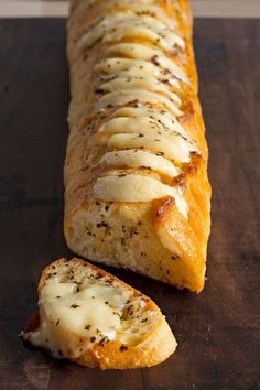 a loaf of bread that has been sliced into slices