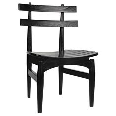 American Home Furniture | Noir - Azumi Chair, Charcoal Black Wooden Kitchen Chairs, Banquette Cushions, Black Dining Chairs, Black Features, Wooden Kitchen, Charcoal Black, Wood Dust, Burke Decor, Black Hand