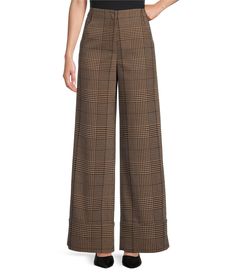 Shop for Antonio Melani Sophie Houndstooth High Rise Flat Front Long Cuff Trouser Coordinating Pant at Dillard's. Visit Dillard's to find clothing, accessories, shoes, cosmetics & more. The Style of Your Life. High Waist Houndstooth Pants For Fall, Fall Houndstooth Trousers, Fall Houndstooth Straight Pants, Fall Houndstooth Pattern Straight Bottoms, Tailored Houndstooth Bottoms For Fall, Fall High-waisted Houndstooth Pants, Fall Houndstooth High-waisted Pants, Business Casual Wide Leg Houndstooth Bottoms, Fall Houndstooth Wide Leg Pants