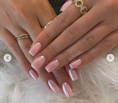 Nail Piercing, Beauty Hacks Nails, Cute Gel Nails, Soft Nails, Acrylic Nails Coffin Short, Nails Manicure, Pink Acrylic Nails, Fire Nails