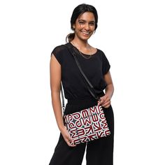 Keep your style on point and your hands free with our versatile crossbody bag. It’s made of premium faux leather and features dark gray hardware. Thanks to the zip-top closure and multiple inside pockets, you can keep your essentials secure and organized. Transform this crossbody bag with removable wrist and shoulder straps to style it for day-to-night looks. • Outer fabric: faux leather • Lining: 100% polyester • 11″ × 8″ × 1.5″ (27.9 cm × 20.3 cm × 3.8 cm) • Dark gray hardware • Zip-top closur Night Looks, Zip Top, Hands Free, Inside Pocket, Shoulder Straps, Dark Gray, Crossbody Bag, Faux Leather, Leather