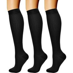 OUR COMPRESSION SOCKS- (15-20 mmHg) are recommended by doctors and preferred by trainers. The smooth heel and toe provide unmatched comfort. We carefully designed and manufactured our compression socks to provide premium support, comfort, and relief without compromising your mobility. Form fitting, lightweight, and breathable fabric features maintain joint stability regardless of activity. COMPRESSION IS PROVEN to allow you to move faster, react quicker and use less energy. Targeted compression Sporty Stretch Breathable Knee-high Socks, Black Compression Knee-high Hosiery, Breathable Knee-high Socks For Training, Sports Compression Socks, Supportive Compression Knee-high Socks, Breathable Compression Knee-high Socks For Sports, Compression Socks, Unique Colors, Knee High