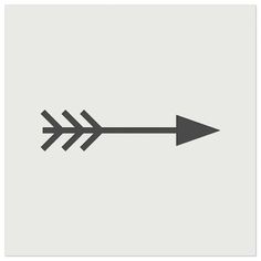 an arrow pointing to the right on a white background with black lines and gray edges