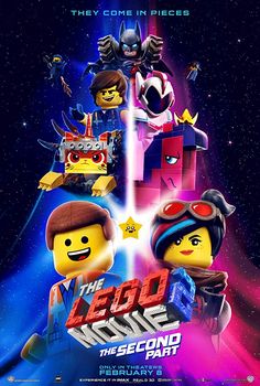 the lego movie poster for the upcoming film, with characters from different movies in space