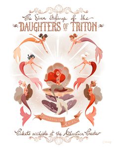 the cover art for daughters of triton