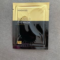 Maskiss 24k Gold Eye Mask Brand New Gold Eye Mask, Eye Masks, Skin Care Mask, Gold Eyes, Skin Care Women, Eye Mask, Mask, Brand New, Gold