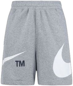 Sporty Gray Activewear For Leisure, Gray Sportswear For Leisure, Gray Sportswear Activewear For Leisure, Casual Sports Activewear With Logo, Casual Sports Activewear With Logo Detail, Heather White, Nike Sportswear, Men's Nike, Heathers