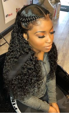 Simple Fulani Braids, Braids Ideas, Braids Hairstyles Pictures, Curly Hair Styles Easy, Fulani Braids, Girls Hairstyles Braids