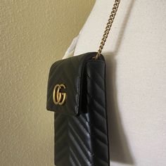 Gucci Small Shoulder Bag, Phone Case On Chain, Black Chevron Quilt Leather, Brass Hardware, Pocket 7” Long -4” Wide -1” Deep Gucci Black Crossbody Shoulder Bag, Black Gucci Crossbody Shoulder Bag, Gucci Black Crossbody Bag, Designer Rectangular Wallets With Mobile Phone Bag, Luxury Wallets With Mobile Phone Pouch, Luxury Wallets With Mobile Phone Bag, Gucci Rectangular Shoulder Bag, Gucci Evening Pouch Shoulder Bag, Evening Gucci Pouch Shoulder Bag