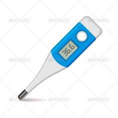 Medical Thermometer on White BackgroundVector Medical Thermometer, Health Medicine, Ecommerce Logo, Medical Equipment, Logo Images, Website Template, Flyer Design