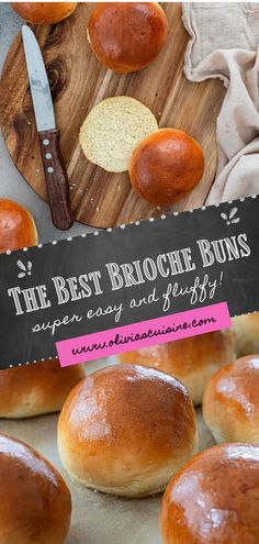 the best brioche buns are easy and fluffy