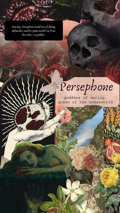 the cover to persephonee, an album by queen of the interworld