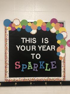 this is your year to sparkle bulletin board