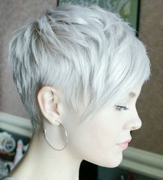 50 Trendsetting Short and Long Pixie Haircut Styles — Cutest of Them All! Pixie Undercut, Pixie Haircut Styles, Ideas Haircut, Short White Hair, Longer Pixie Haircut, Haircut Short, Long Pixie, Sassy Hair