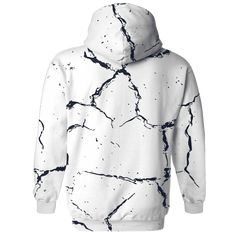 PRODUCT DESCRIPTION: - Made to match ' AJ 6 White Navy ' - Tailored for Fashion Pioneers: Dive into a realm where every garment is a masterpiece of meticulous design, crafted to embrace you in style and sophistication. From vibrant hoodies to shirts boasting designs that captivate, our pieces are more than just clothing—they're statements of individuality. - Materials:100% High-Grade Polyester Knit Fabric with slightly thinner brushed fleece inside makes this hoodie ideal for casual days around White Techwear Hoodie For Fall, White Hoodie With Sublimation Print For Streetwear, White Techwear Hoodie With Letter Print, White Hooded Top With Sublimation Print, Casual White Hoodie With Sublimation Print, Techwear Style White Sweatshirt For Streetwear, Casual Hooded Sweatshirt With All Over Print, White Techwear Sweatshirt For Winter, White Techwear Tops For Winter