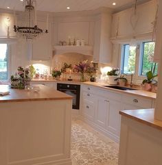 the kitchen is clean and ready for us to use in its new owner's home