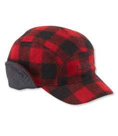 Adults' Maine Guide Wool Cap with PrimaLoft, Plaid Fall Six-panel Hat For Outdoor, Fall Six-panel Outdoor Hat, Fall Outdoor Six-panel Hat, Winter Six-panel Hat For Outdoor Activities, Winter Wool Hats For Outdoor Activities, Wool Adjustable Baseball Cap For Outdoor, Wool Hats With Fleece Lining For Cold Weather, Adjustable Wool Baseball Cap For Outdoor, Winter Outdoor Six-panel Hat