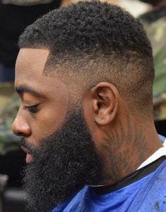 50 Stylish Fade Haircuts for Black Men in 2019 Top Fade Haircut, Afro Hairstyles Men, Low Fade Haircut, Black Beards