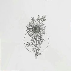 First Tattoo Ideas, Make Your Day Better, Daisy Tattoo, Sunflower Tattoos, The Sweetest Thing, Memorial Tattoos, Sunflower Tattoo Design, Tattoo Feminina, Sweetest Thing