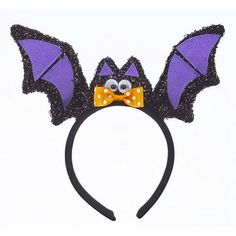 Look spooky while also acting comical! ; Bat headband; Great for wearing at Halloween parties and events; Perfect as or in addition to a costume; One size fits most; Measures 8in (20cm) tall and wide Color: Purple. Fun Headband Costume Accessories For Party, Fun Party Costume Accessories: Headband, Fun Adjustable Costume Accessories For Costume Party, Fun Party Costume Accessories Headband, Fun Party Headband Costume Accessories, Themed Party Costume Headband, Fun Adjustable Costume Accessories, Novelty Adjustable Headband For Carnival, Adjustable Novelty Costume Accessories For Costume Party