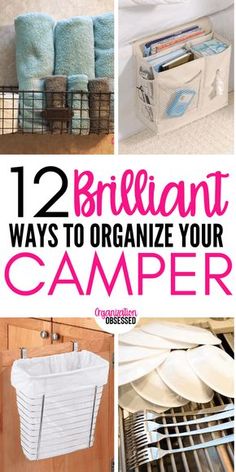 Permanent Camper Living, Diy Camper Decor Dollar Stores, Camping Trailer Must Haves, Caravan Must Haves, Rv For Beginners, Rv Laundry Hamper Ideas, Dry Camping Hacks, Rv Organization Ideas Travel Trailers, Motorhome Essentials