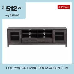 the hollywood living room accent tv stand is $ 519 00 reg $ 350 00