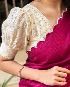 White Blouse Designs, Indian Blouse Designs, Saree Jackets, Cotton Blouse Design, Latest Model Blouse Designs