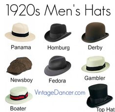 1920s Journalist, 1920s Mens Hats, Drowsy Chaperone, Gatsby Hat, 1920s Party, Straw Boater