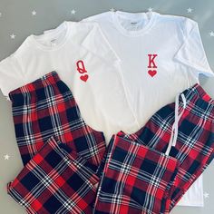 Mr and Mrs Pyjamas Couple's Pyjamas set Husband and Wife Pyjamas Set Matching Pyjamas for Couples Matching Pyjamas Set by LittleEnglandGifts on Etsy Matching Couple Pajamas, Husband Valentines Day, Matching Pyjamas, Men Valentines, Couple Fits, Couple Pajamas, Pyjamas Set, Matching Pjs