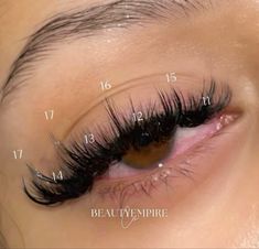 Lashes, lash extensions, lash extension styles, lash map #lashextensions #lashes #lashmap #wispy Best Lash Extensions, Lashes Tutorial, Eyelash Tips, Eyelash Technician