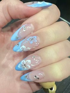 Hawaiian Nails, Hawaii Nails, Cute Gel Nails, Vacation Nails, Summer Acrylic Nails