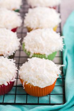 These Gluten Free Coconut cupcakes are the perfect Easter Dessert for your Easter Menu this year! These have to be the Best Coconut Cupcakes! They are moist and are an Easy Easter Cupcake Recipes as well! This is a great Easter Cupcake for Kids to me help out with also! This will be a show stopping Easter Dessert Recipes! | Coconut Cupcakes Easter | Coconut Cupcakes Easy | Coconut Cupcakes from Scratch |  Coconut Cupcakes Recipe | The Best Coconut Cupcakes | Easy Coconut Dessert Recipes Gluten Free Coconut Cake, Coconut Cupcake Recipes, Easter Cupcakes Easy, Gluten Free Easter, Coconut Filling